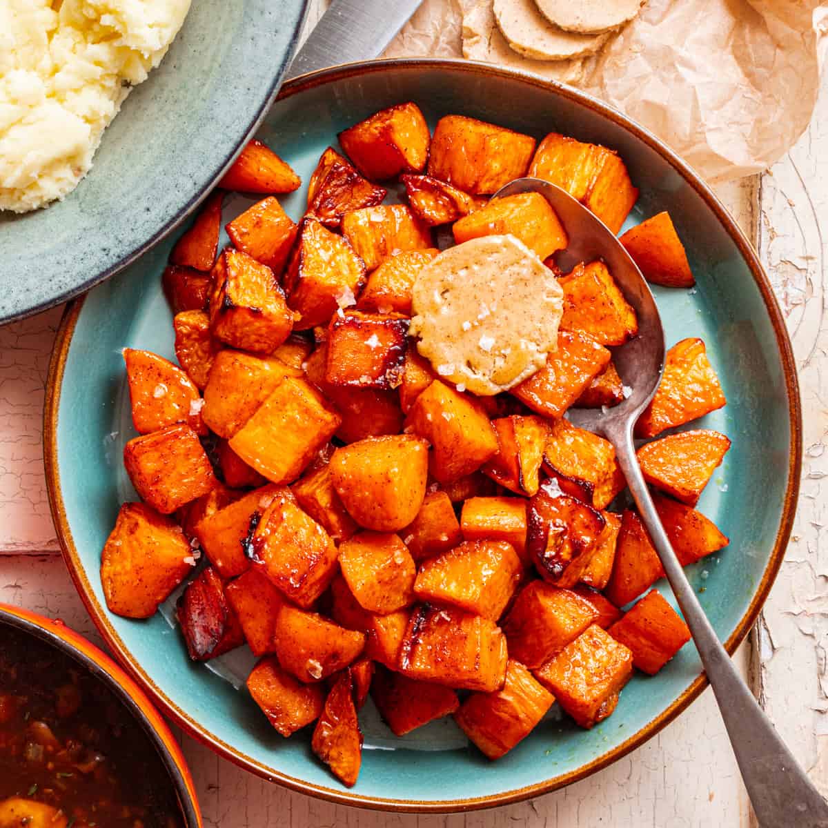 Maple Sweet Potato Glaze: Classic, Tahini, or Miso Twists